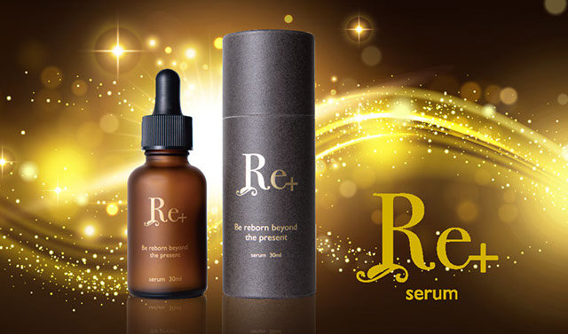 自社開発美容液「Re+ serum」の販売を開始しました。